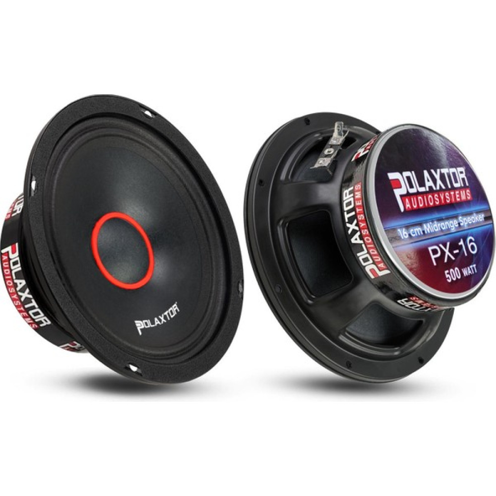 Polaxtor Oto Mıdrange 16CM 500W 2 Adet Anfi Uyumlu Polaxtor Px-16 Oto Hoparlörleri & SubWoofer Fiyatı