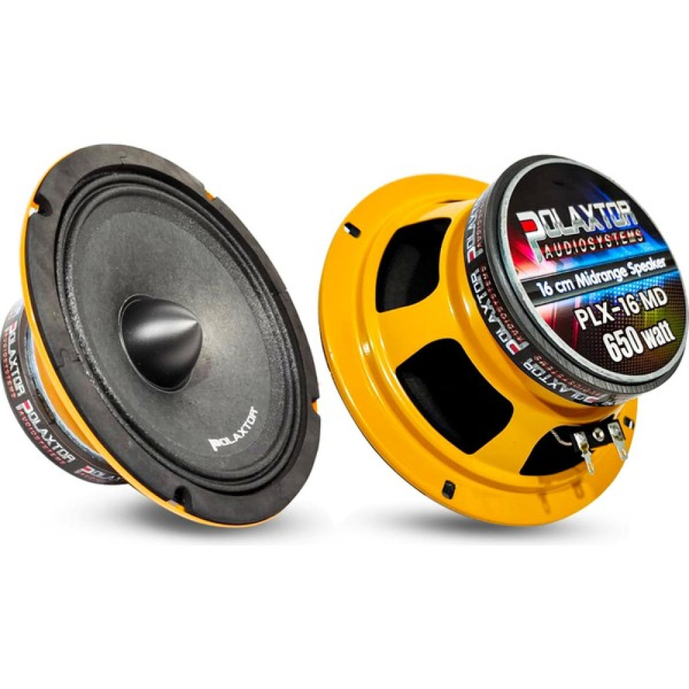 Polaxtor Oto Mıdrange 16CM 650W 2 Adet Polaxtor PLX-16MD Oto Hoparlörleri & SubWoofer Fiyatı