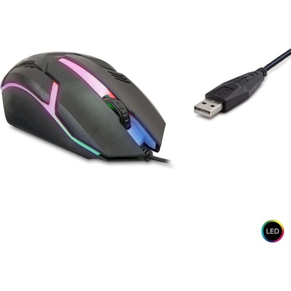 Polaxtor Oyuncu Mouse Kablolu 1200DPI Işıklı Polaxtor 8733-3D - Siyah Klavye - Mouse Fiyatı