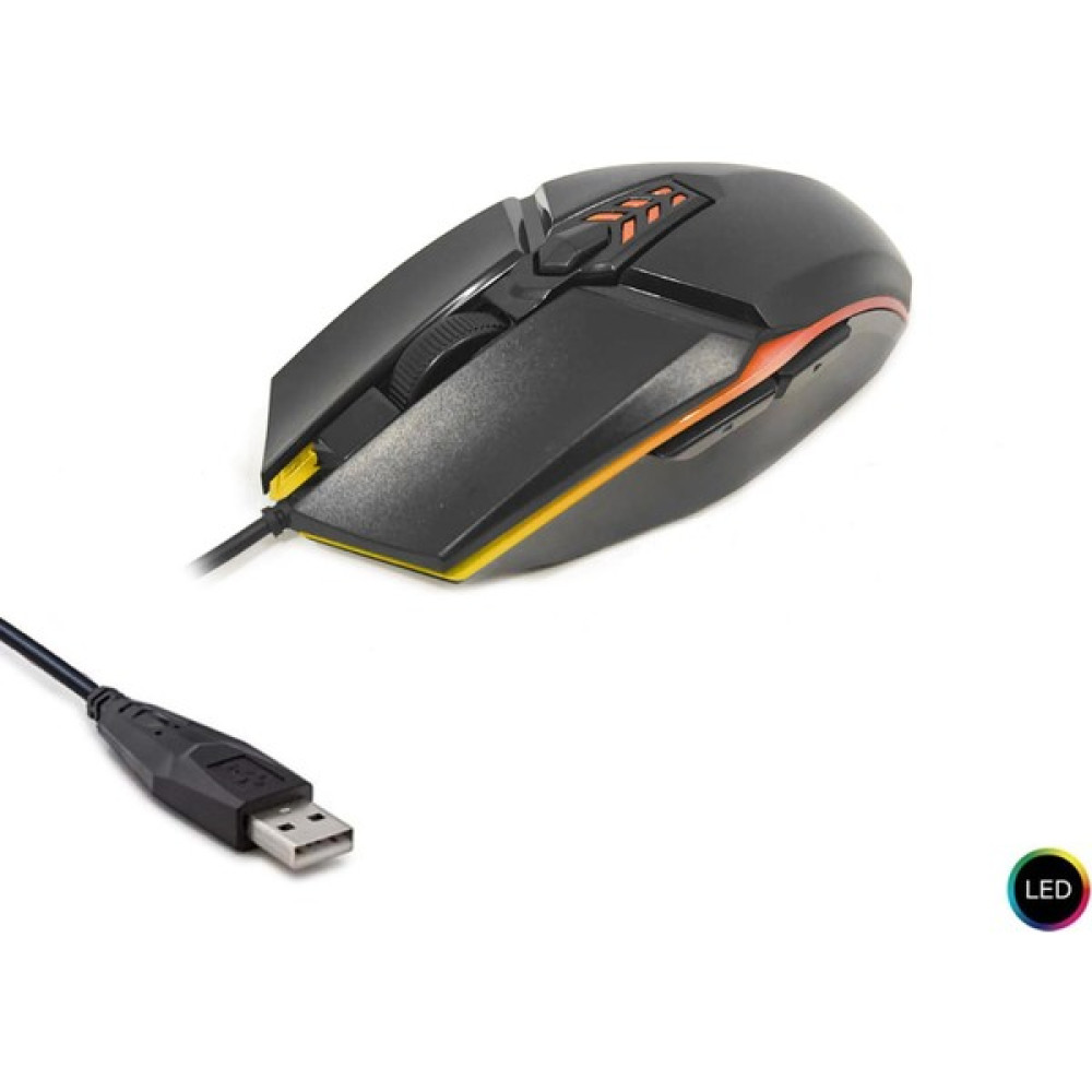 Polaxtor Oyuncu Mouse Kablolu 1200DPI Işıklı Polaxtor 8733D-6D - Siyah Klavye - Mouse Fiyatı