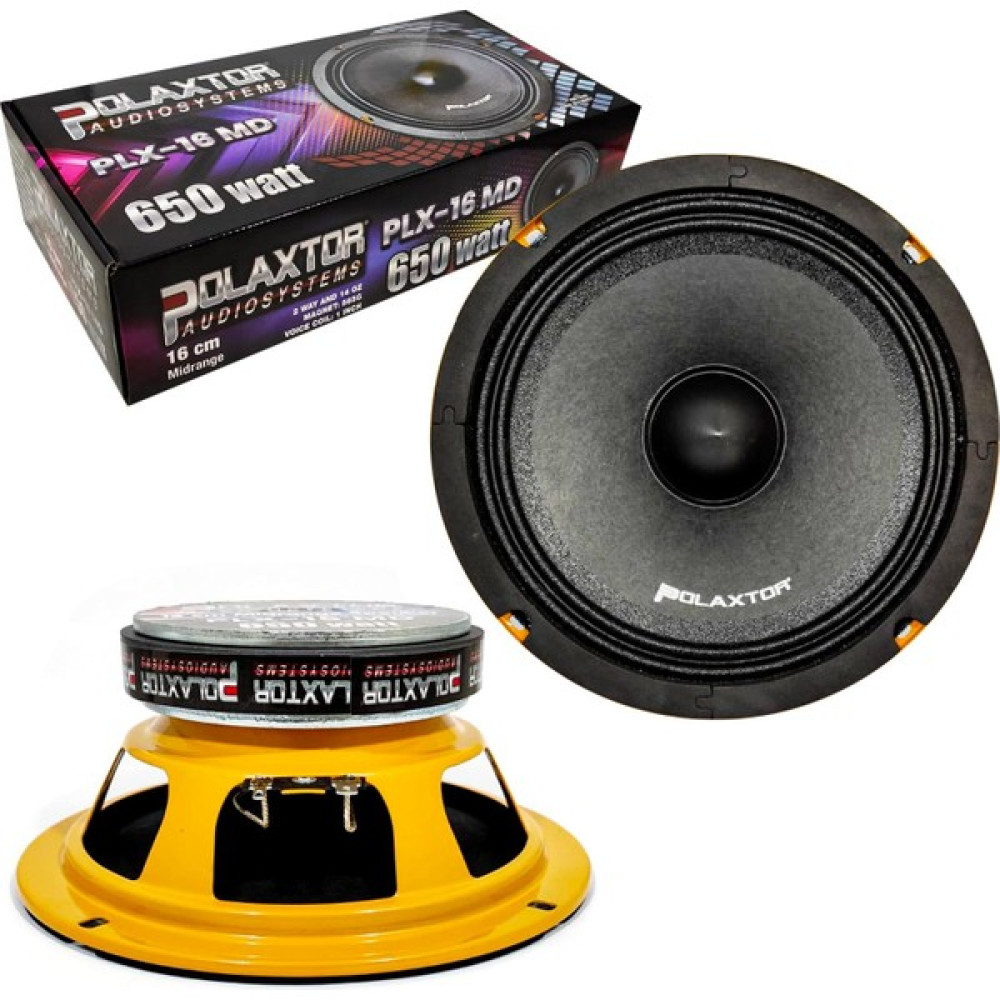 Polaxtor PLX-16MD Oto Mıdrange 16 Cm 650 W 2 Adet Oto Hoparlörleri & SubWoofer Fiyatı