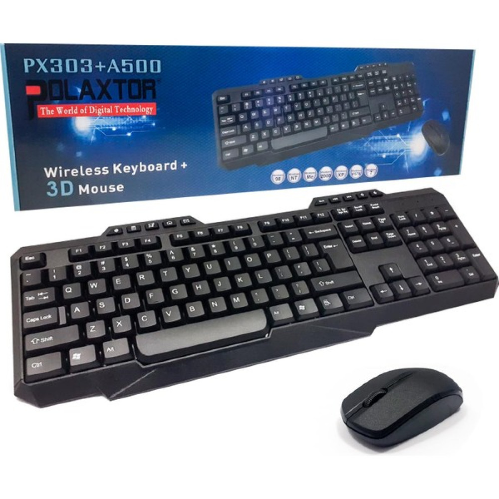 Polaxtor PLX-303-A500 Klavye Mouse Seti Kablosuz Klavye - Mouse Fiyatı