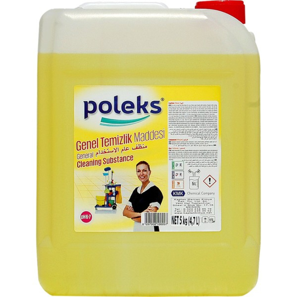 Poleks Yüzey Temizleyici Yoğun Parfümlü Fresh 4 x 5 lt= 20 lt Parlatıcı ve Temizleyiciler Fiyatı