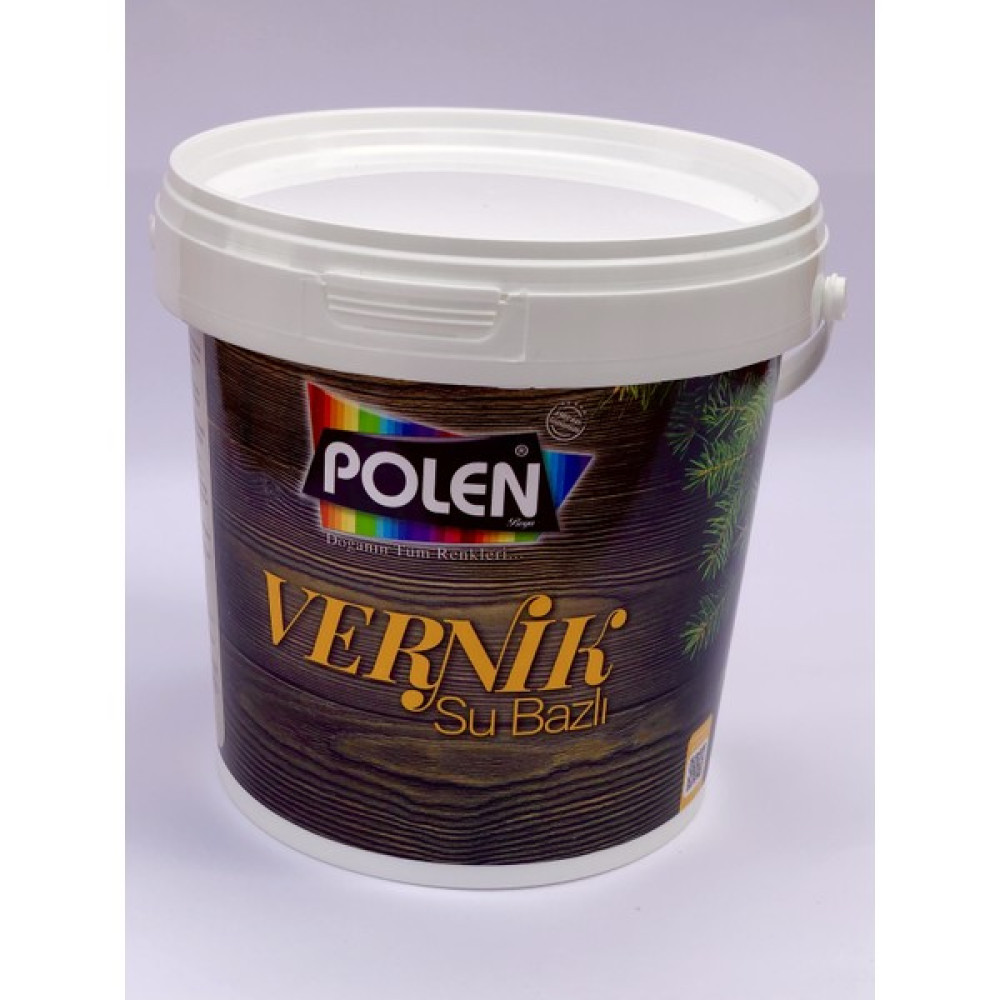Polen Boya Su Bazlı Ahşap Vernik 1 kg - Acı Kahve 6860 Boyalar & Boyacı Aletleri Fiyatı
