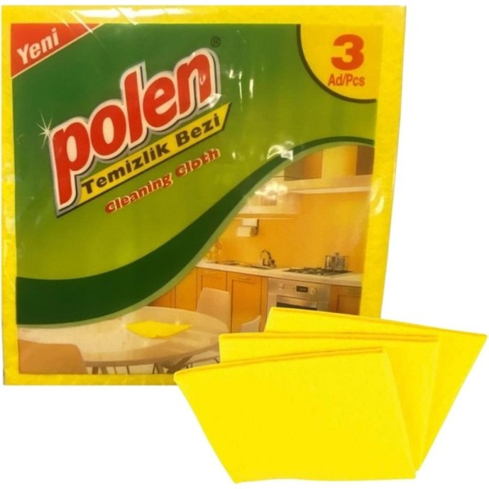 Polen Polen 3'lü Sarı Temizlik Bezi 35 x 35 Cm. x 5 Paket Oto Boyaları Fiyatı
