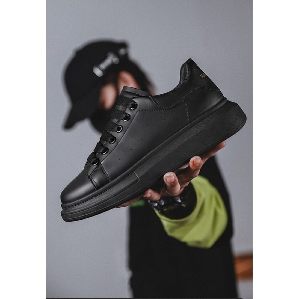 Polensa Unisex Siyah Cilt Spor Ayakkabı Sneaker Spor Ayakkabı Fiyatı