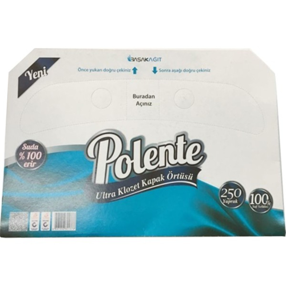 Polente Klozet Kapak Örtüsü 250'li 1 Paket Kağıt Ürünleri Fiyatı