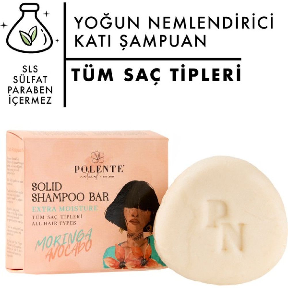 Polente Natural Yoğun Nemlendirici Katı Şampuan / Tüm Saç Tipleri Şampuan ve Saç Kremi Fiyatı