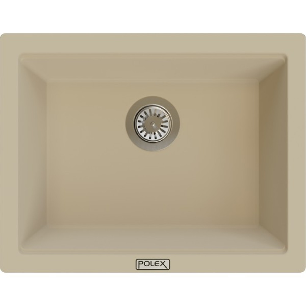 POLEX Cristalüx Granit Evye P-09 Bej Tezgah Altı Ve Tezgah Üstü Kare Mutfak Evyesi 55,5x43,5cm Oto Boyaları Fiyatı