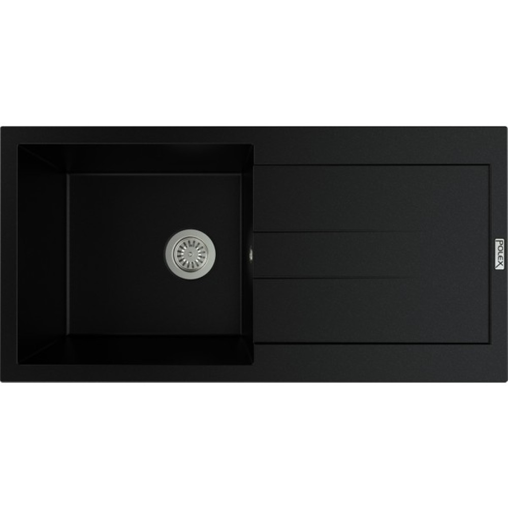 POLEX Cristalüx Granit Evye P-X1 Siyah Tezgah Altı Ve Tezgah Üstü Mutfak Evyesi 98x49,5cm Oto Boyaları Fiyatı