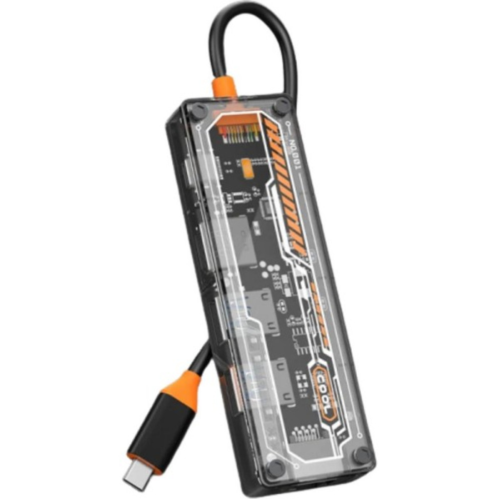 Polham 100W 6in1 Type C Çevirici Çoğaltıcı Hub, 2x Usb, 1x Hdmi, 1x Vga, 1x Type C, 1x 3.5mm Çoğaltıcı Bilgisayar Çevirici ve Adaptörü Fiyatı