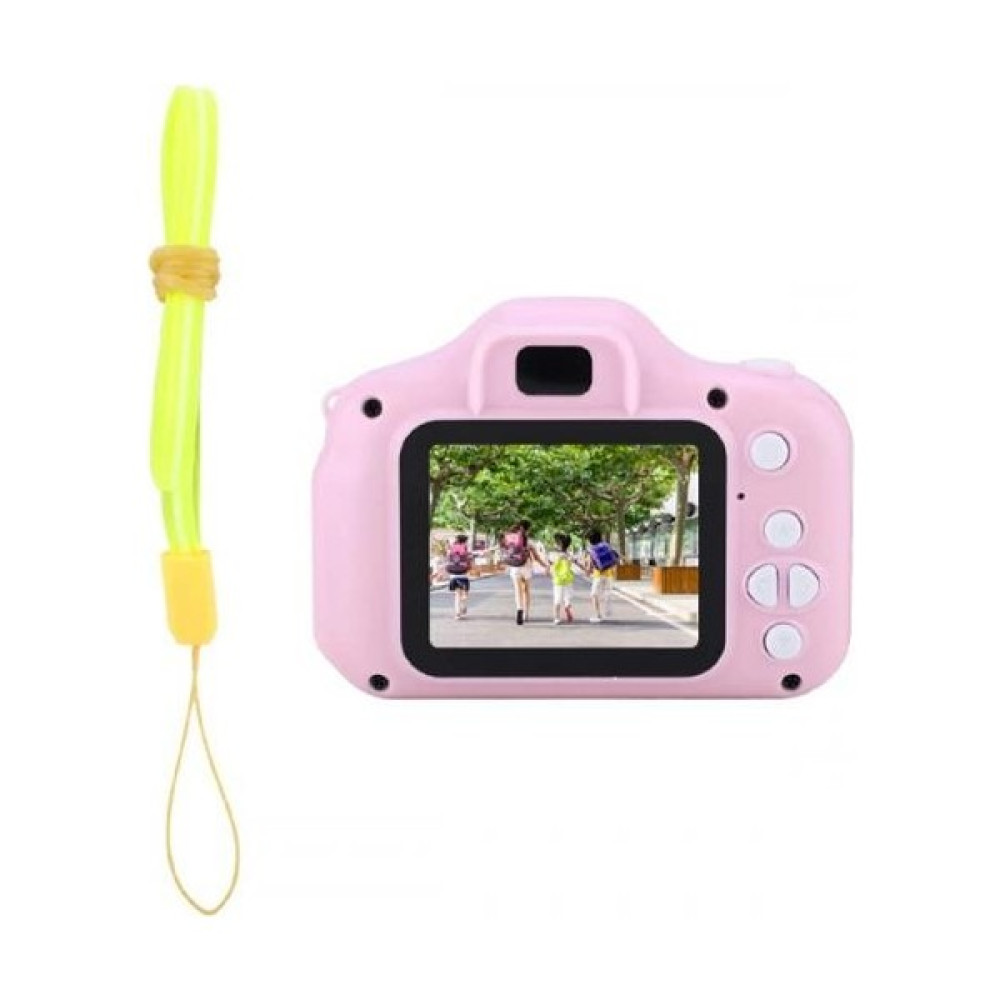 Polham 1080P 8gb Hafıza Kartlı Ilk Kameram Fotoğraf ve Video Kamerası, 1000MAH Şarjlı, Düşmeye Dayanıklı - Pembe Dijital Fotoğraf Makineleri Fiyatı