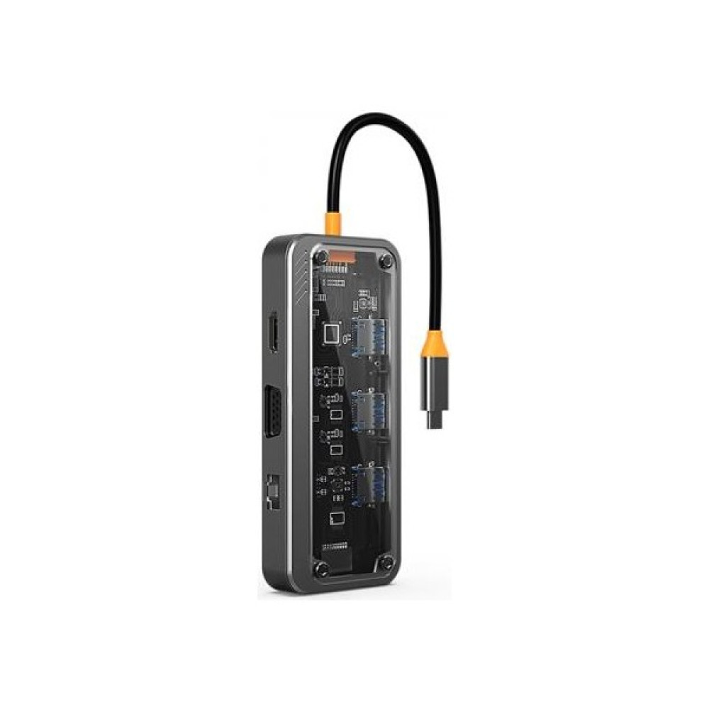 Polham 10IN1 100W Type C Çoğaltıcı Hub, 1x Type C, 3x Usb, 1x Hdmi, 1x RJ45, 1x Sd/tf, 1x Vga, 1x 3.5mm Aux Bilgisayar Çevirici ve Adaptörü Fiyatı