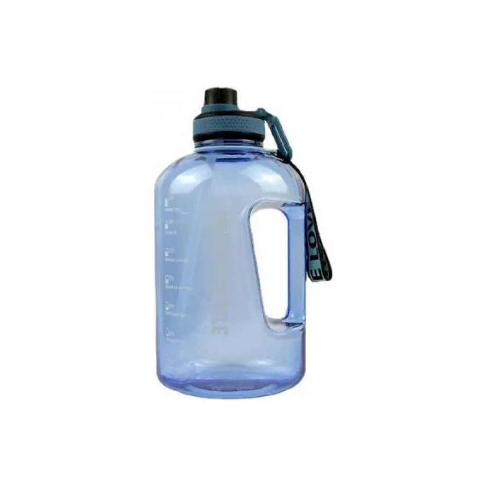 Polham 2.2 Litre Taşıma Ipli Emniyet Kapaklı Su Matarası, Bpa Içermez Sporcu Suluk Şişesi, Motivasyon Su Matarası - Mavi Suluk Fiyatı