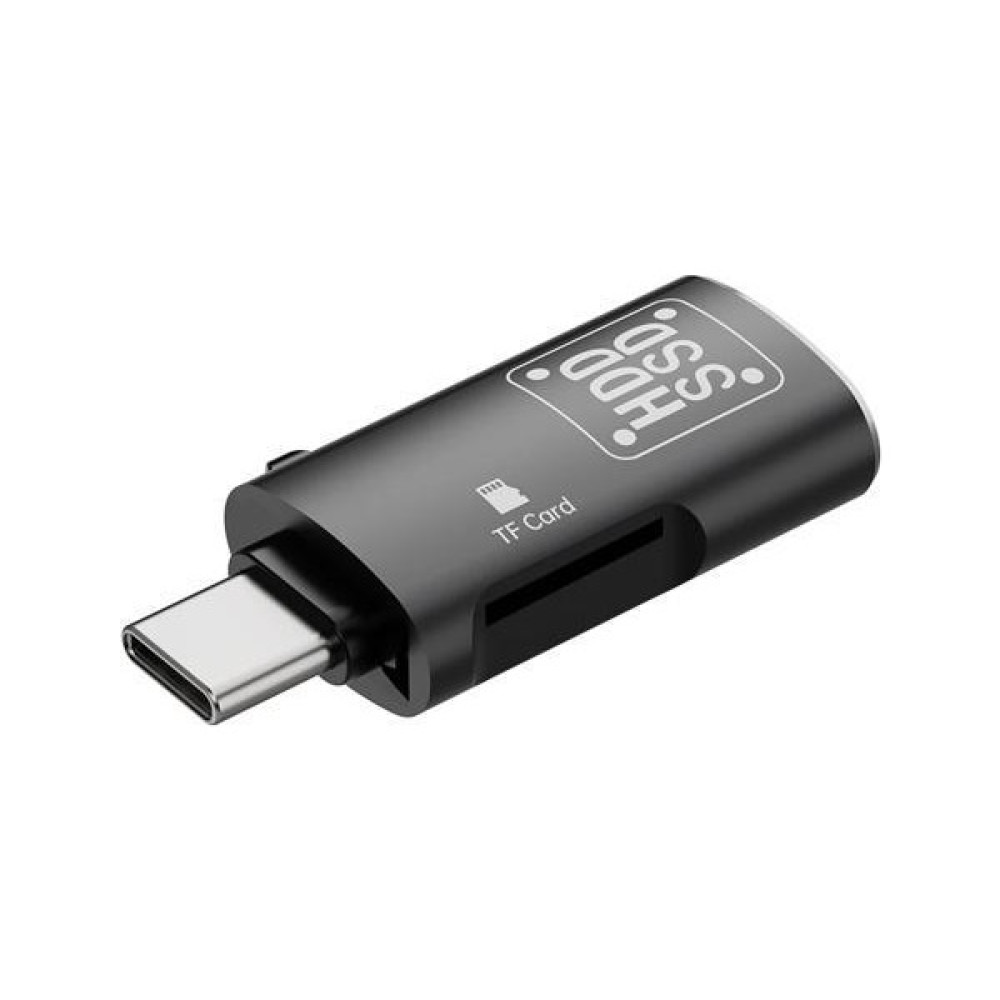 Polham 2in1 Type C To Tf Kart ve USB Çevirici Otg Adaptör, Şarj ve Data Aktarım Otg Çeviricisi, Yüksek Hızlı - Siyah Bilgisayar Çevirici ve Adaptörü Fiyatı
