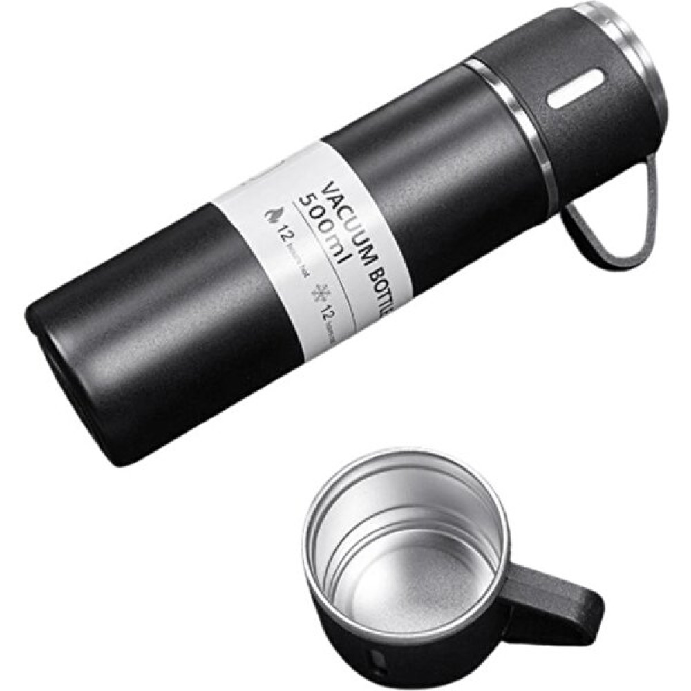 Polham 500ML Tek Bardaklı 12 Saat Isı Korumalı Paslanmaz Çelik Termos, Sızdırmaz, Taşınabilir Termos Kamp Mutfağı Fiyatı