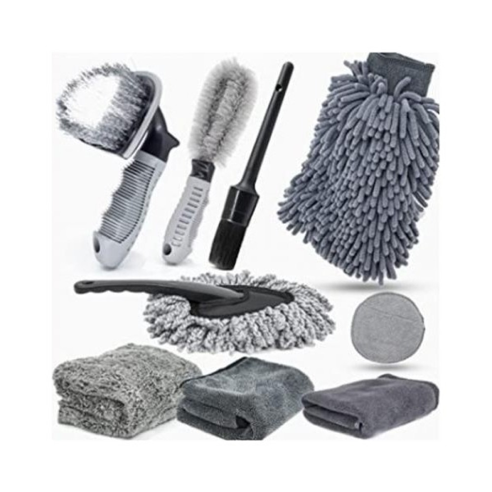Polham 9 Parçalı Araba, Motorsiklet Için Detaylı Temizleme Seti, Oto Bakım Seti, Mikrofiber Set Lastikler Fiyatı