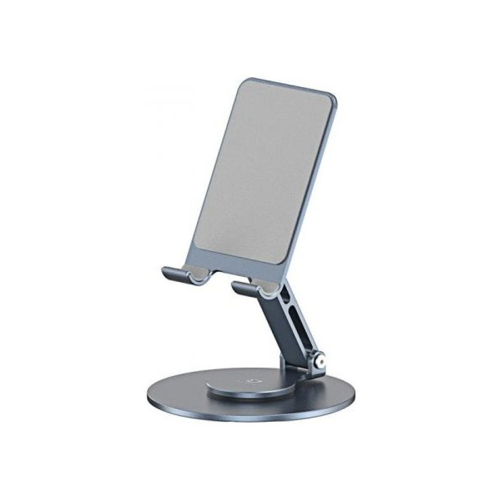 Polham Açı ve Yükseklik Ayarlı 360 Derece Dönebilen Telefon ve Tablet Tutucu Stand, Kaydırmaz ve Çizmez Stand - Gri Cep Telefonu Tutucu Fiyatı