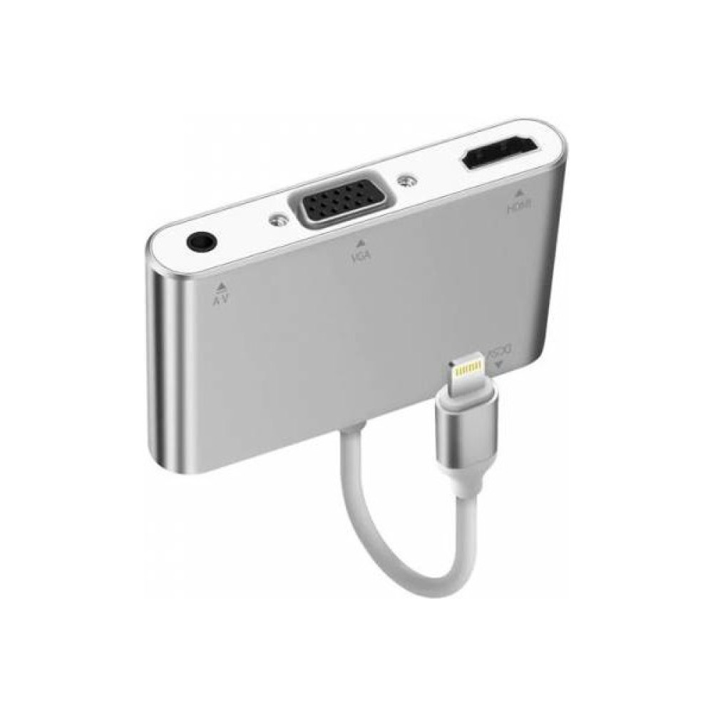 Polham Apple Iphone ve Ipad Için VGA Av Audio Kablosu, Apple VGA Av Audio Dönüştürücü Kablosu Cep Telefonu Kablosu Fiyatı