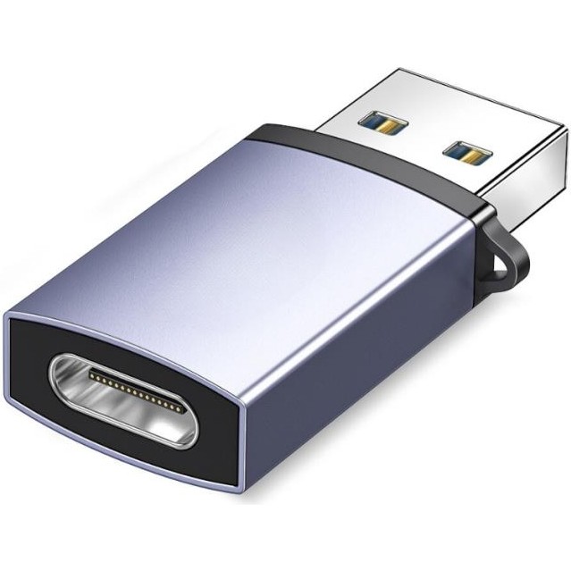 Polham Jazos USB 3.1 To Type-C Otg Dönüştürücü Adaptör, 10 Gbps Veri Aktarım, Mini Type C Çevirici - Gri Bilgisayar Çevirici ve Adaptörü Fiyatı