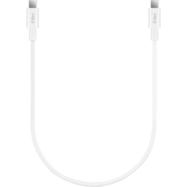 Polham Ttec 65W 30CM Pd/qc Mega Hızlı Type C To Type C Şarj ve Data Kablosu, Ultra Dayanıklı Powerbank Kablosu - Beyaz Bilgisayar Çevirici ve Adaptörü Fiyatı