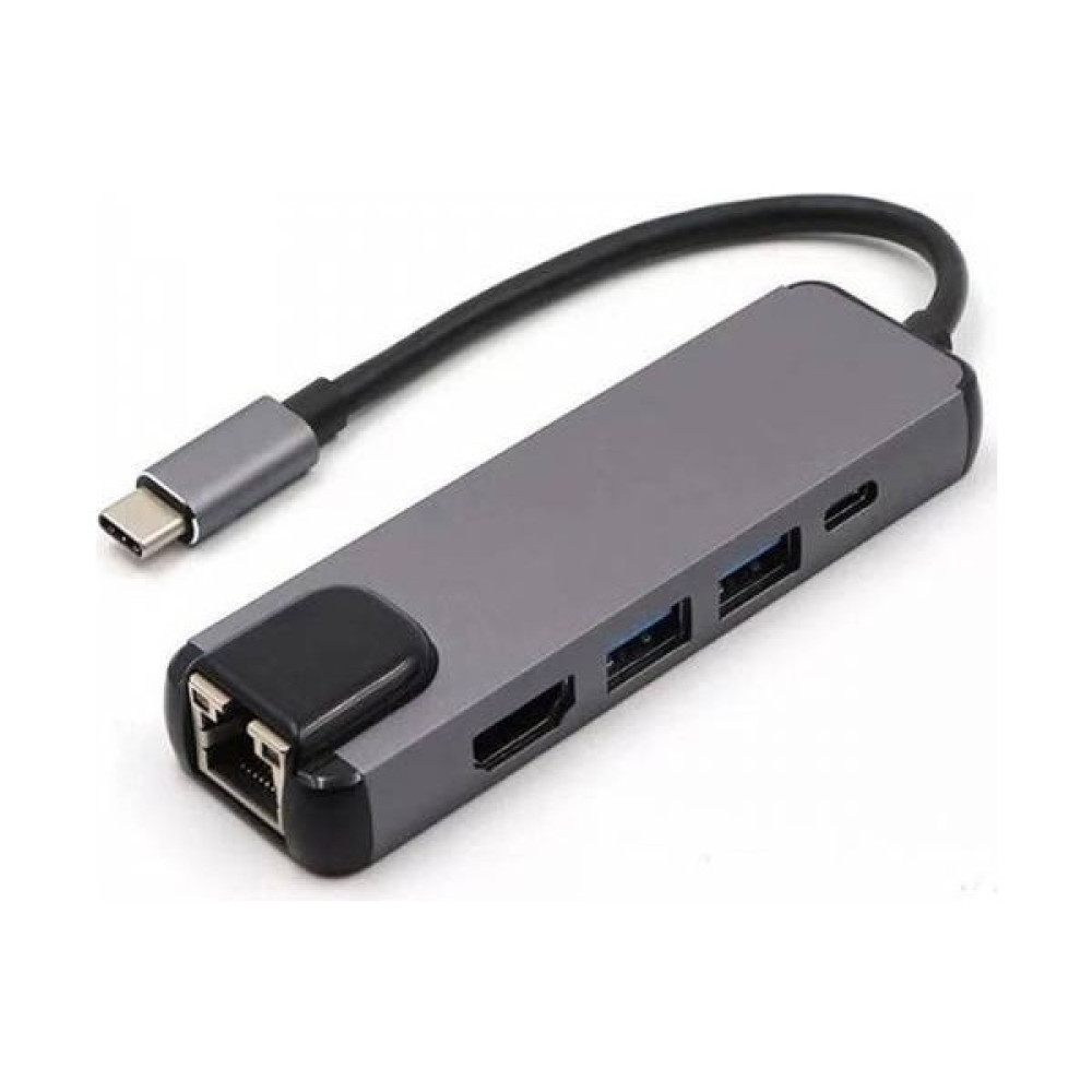 Polham USB 3.1 Type C To HDMI 2xusb 3.0 RJ45 Ethernet Dönüştürücü Adaptör Ipad Macbook Dönüştürüc Bilgisayar Çevirici ve Adaptörü Fiyatı