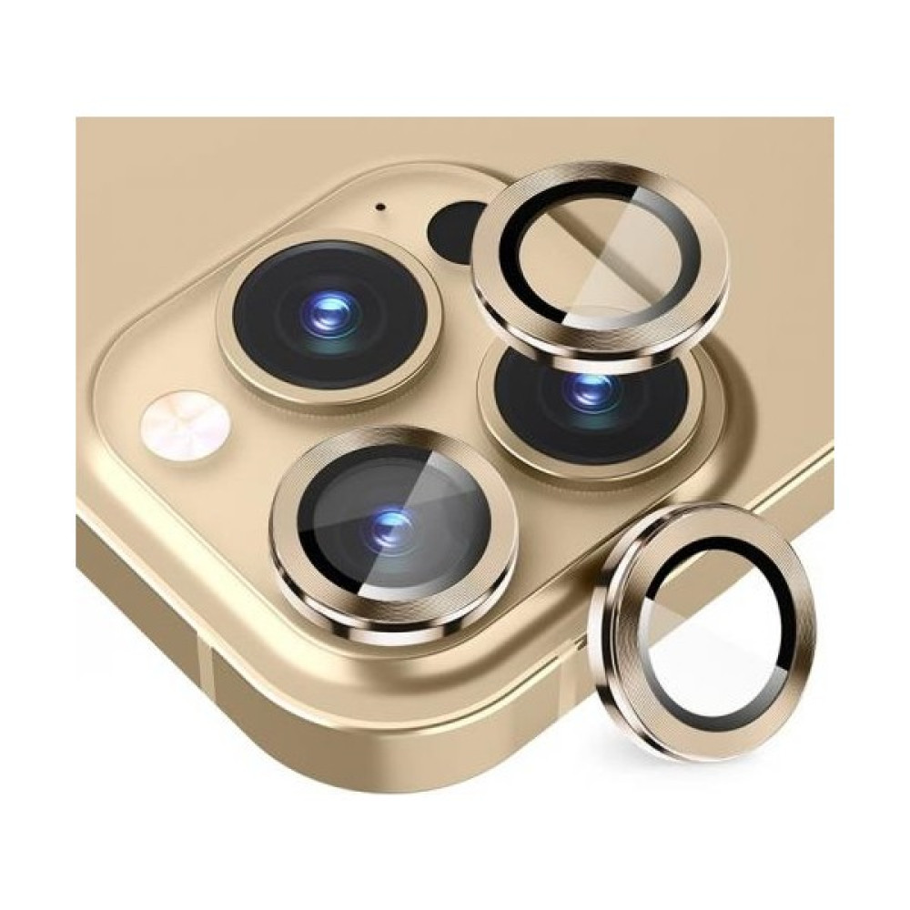 Polhammobile Polham 0.4mm Metal iPhone 14 Pro-14 Pro Max Kamera Lens Koruyucu,3 Adet Set Kamera Koruyucu Kırılmaz - Gold - iPhone 14 Pro-14 Pro Max Cep Telefonu Kılıfı Fiyatı