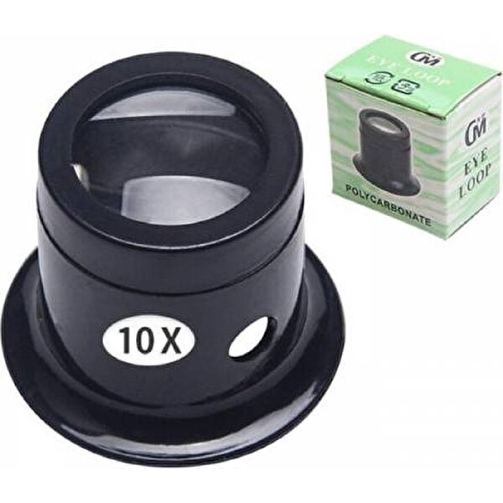 Polhammobile Polham 10X Büyüteç Optik Cam Lens Telefoncu Tamirci Saatçi Kuyumcu Için Göz Büyüteç Optik Lens - Koyu Siyah Büyüteç Fiyatı