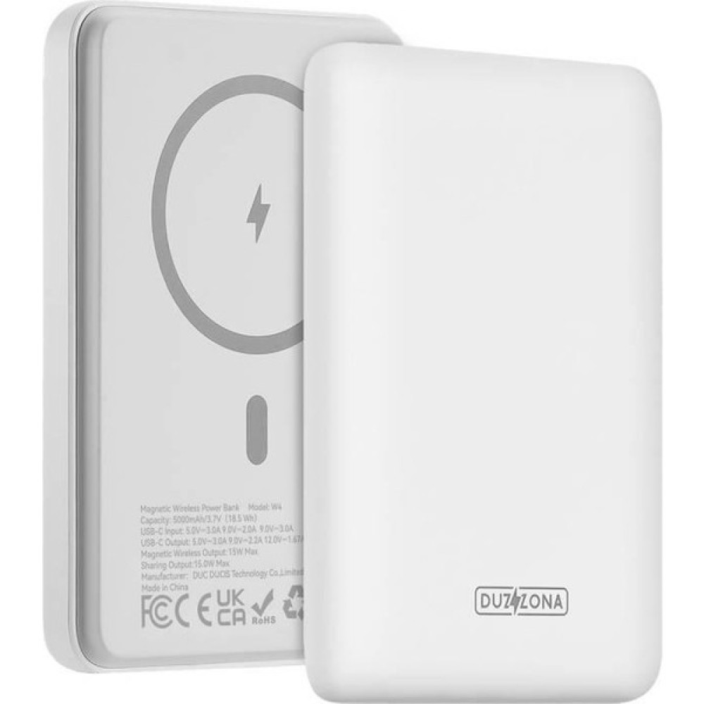 Polhammobile Polham 20W 5000MAH Magsafe Iphone 13, 13 Pro, 13 Pro Max Powerbank, Ultra Ince Magsafe Powerbank - Beyaz Taşınabilir Şarj Cihazı - Powerbank Fiyatı