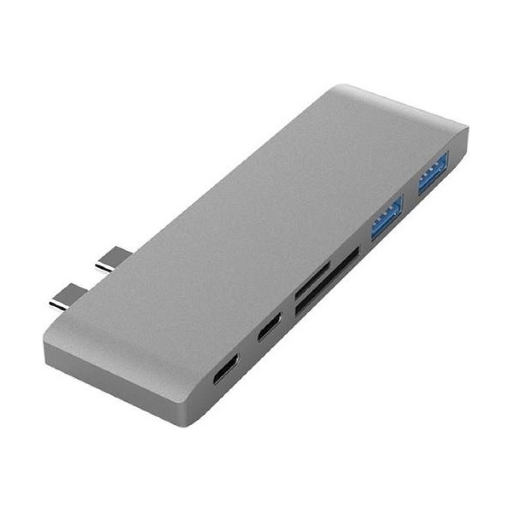 Polhammobile Polham 6 In1 Usb-C Hub Daul USB 3.0 Type-C Şarj Dönüştürücü Flash Bellek Hafıza Kartı Okuyucu Bilgisayar Çevirici ve Adaptörü Fiyatı