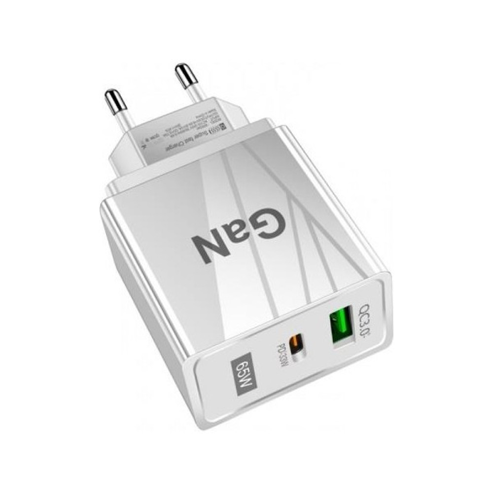 Polhammobile Polham 65W Gan Qc3.0 Pd Hızlı Başlığı 65W Gan Type-C + USB Şarj Adaptörü - Beyaz Cep Telefonu Şarj Cihazı Fiyatı