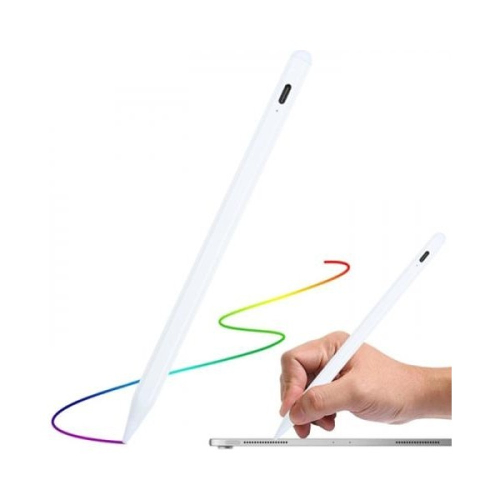 Polhammobile Polham Apple Pencil Active Touch Kapasitif Dokunmatik Kalem, Tablet ve Telefon Için Eğimli Kalem - Beyaz Tablet Aksesuarı Fiyatı