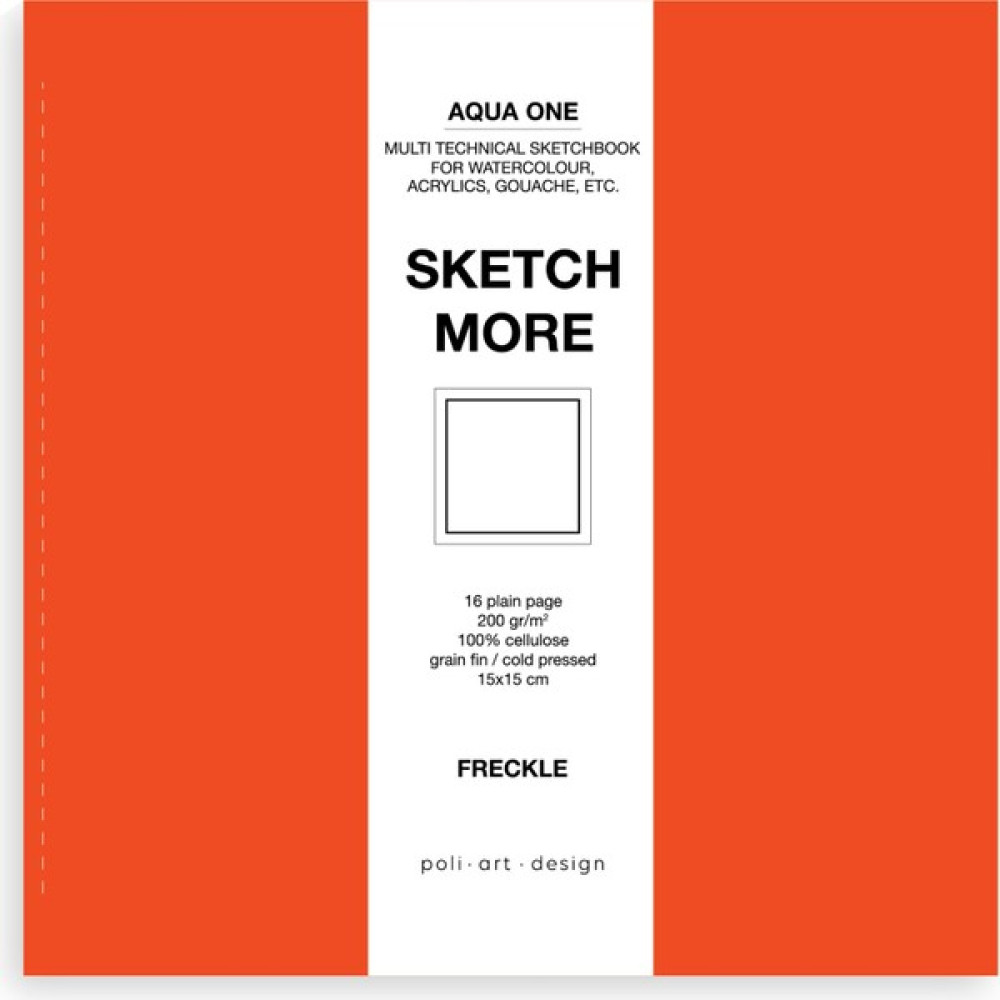 Poli Art Design Kare 15×15 cm Eskiz Defteri Suluboya ve Grafik Için Watercolor Classic Sketchbook - Koyu Turuncu Defter & Kağıt Ürünleri Fiyatı