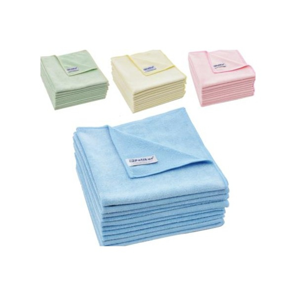 Polikur 3222 Premium Mikrofiber Genel Temizlik Bezi Kadife Doku 40x40 cm. (4 ADET) Temizlik Malzemeleri Fiyatı