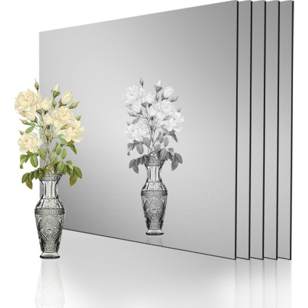 Polin 0.70 mm Yapışkanlı Gümüş Ayna Pleksi Akrilik 61x81 cm - 2 Adet Ayna Fiyatı
