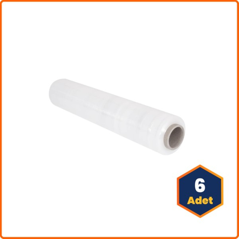 Poliner Palet Streç Film 17 Mikron Şeffaf 50 cm x 300 M 6 Adet Streç Film Fiyatı