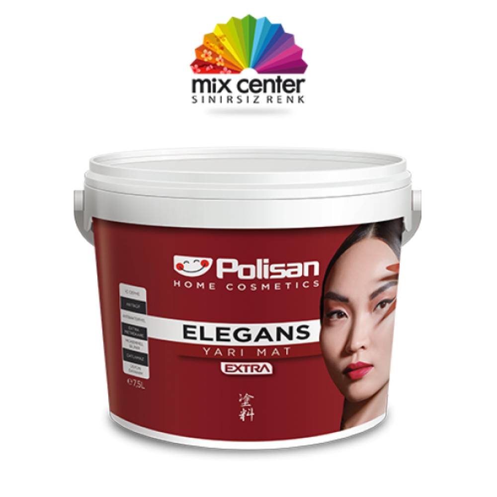 Polısan Elegans Extra Yari Mat Antibakteriyel ,Kuf Onleyici , Ic Cephe Boyasi 2.5 Lt (3.5 Kg) Sade Bej Renk Boyalar Fiyatı