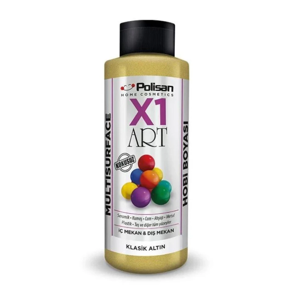 Polisan X1 Art Yaldız Hobi Boyası 120Ml Bakır Boyalar Fiyatı