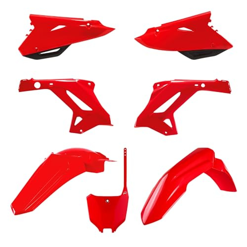 Polisport Restyling Kit for Honda CR 125R/250R (2000-2001) OEM Quality with Superior Fit, Flexibility, and Durability (Red)