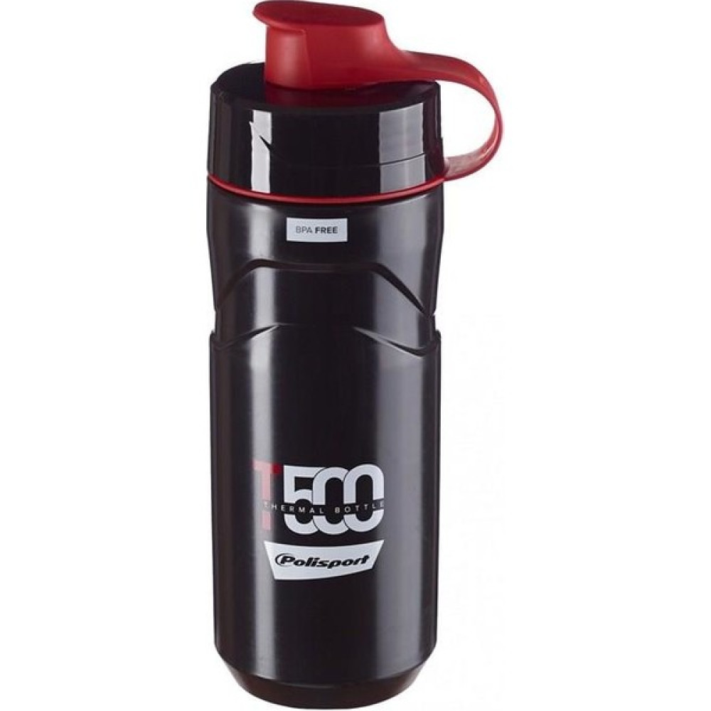 Polisport T500 Thermal Matara 500ML - Bisiklet Suluk Siyah Renk Bisiklet Aksesuarları Fiyatı