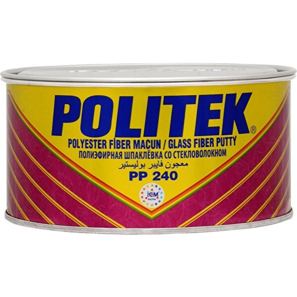 Politek Polyester Fiber Macun 500 Gr. - PP240 - Gri Oto Bakım & Temizlik Ürünleri Fiyatı