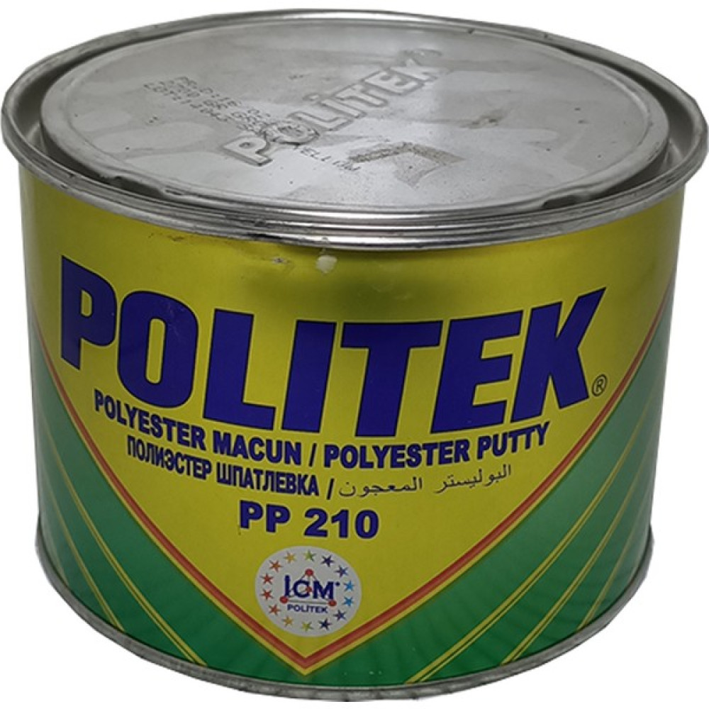 Politek Polyester Macun SARI - 3KG - Siyah Boya Malzemeleri Fiyatı
