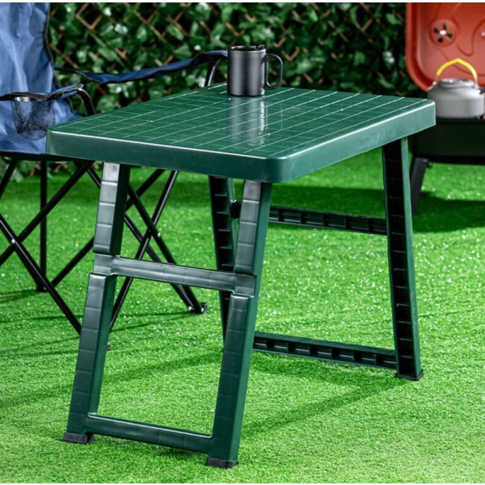 Poliwork Katlanır Plastik Sehpa Yeşil 70X50X60 cm Büyük Kamp & Piknik Masası Fiyatı