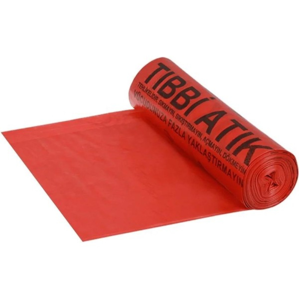 Polix Tıbbi Atık Çöp Torbası (55X60) (Kırmızı) (100 Mic) (300 Gr) (10 Lu) (20 Rulo) (1 Koli) Oto Boyaları Fiyatı