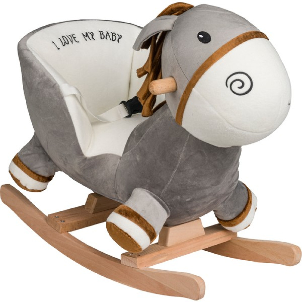 Polly Baby Eğitici Peluş Sallanan At - Gri Bebek Oyuncakları Fiyatı