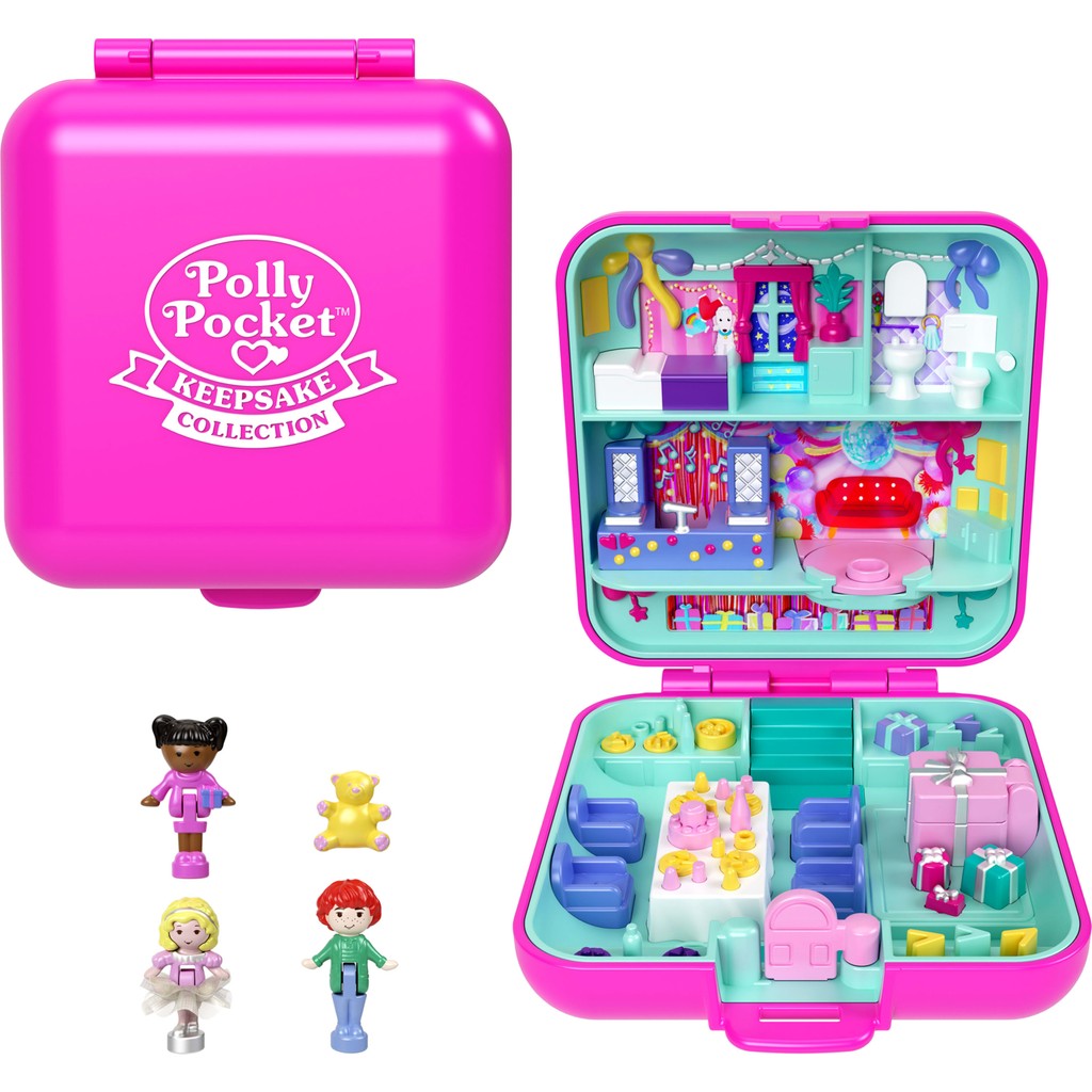 Polly Pocket™ 80. Yıl Dönümüne Özel Nostaljik Kompakt Oyun Seti, Mattel 80. Yıl Dönümüne Özel Nostaljik Kompakt Oyun Seti, Kutlama Temalı Bebek Evi... Oyun Seti Fiyatı
