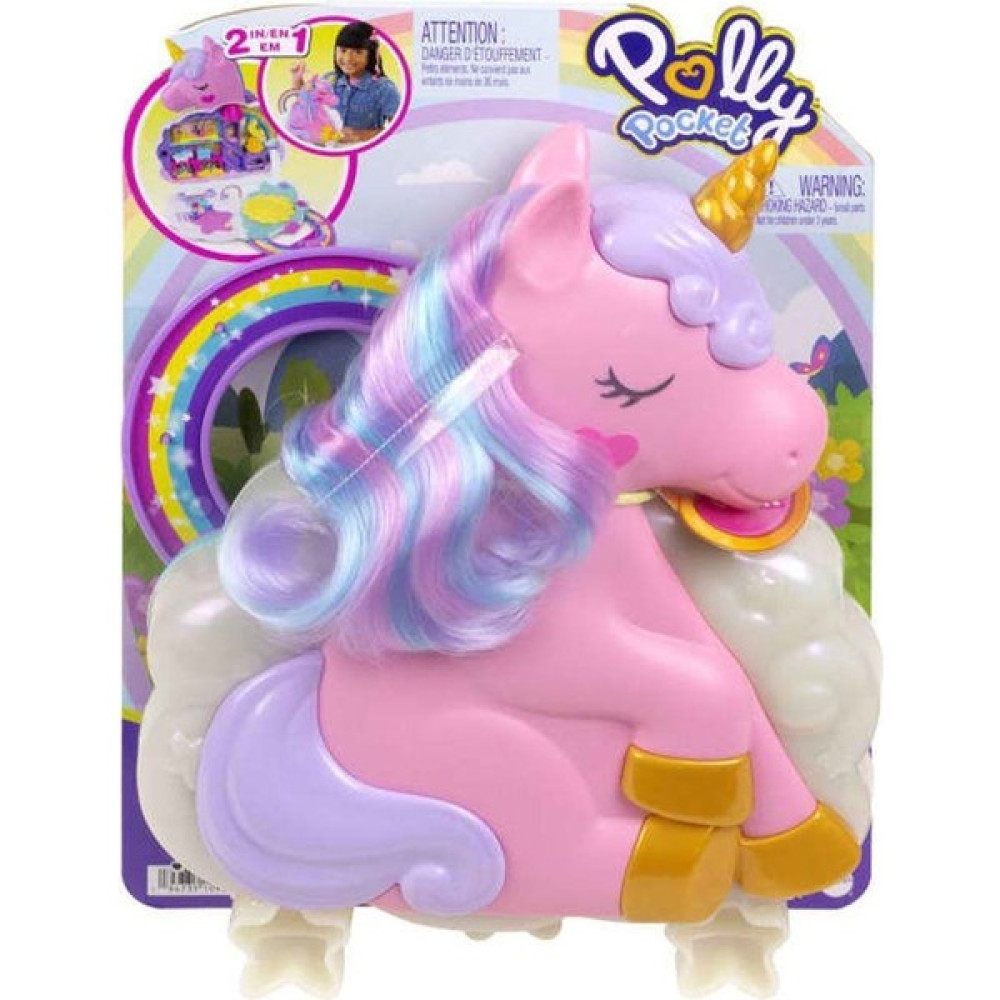 Polly Pocket HKV51 Polly Pocket Tek Boynuzlu Atın Gökkuşağı Salonu Eğitici Oyuncak Fiyatı