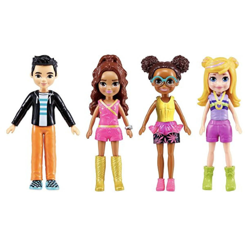 Polly Pocket HKW10 Polly Pocket ve Arkadaşları Kombin Eğlencesi Oyun Seti Bebek Oyuncakları Fiyatı