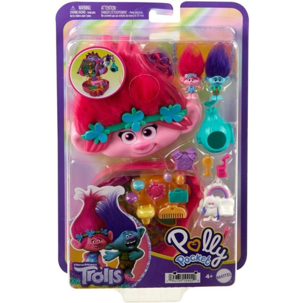 Polly Pocket Trolls Kompakt Set HKV39 Lisanslı Ürün - Renkli Oyuncak Fiyatı