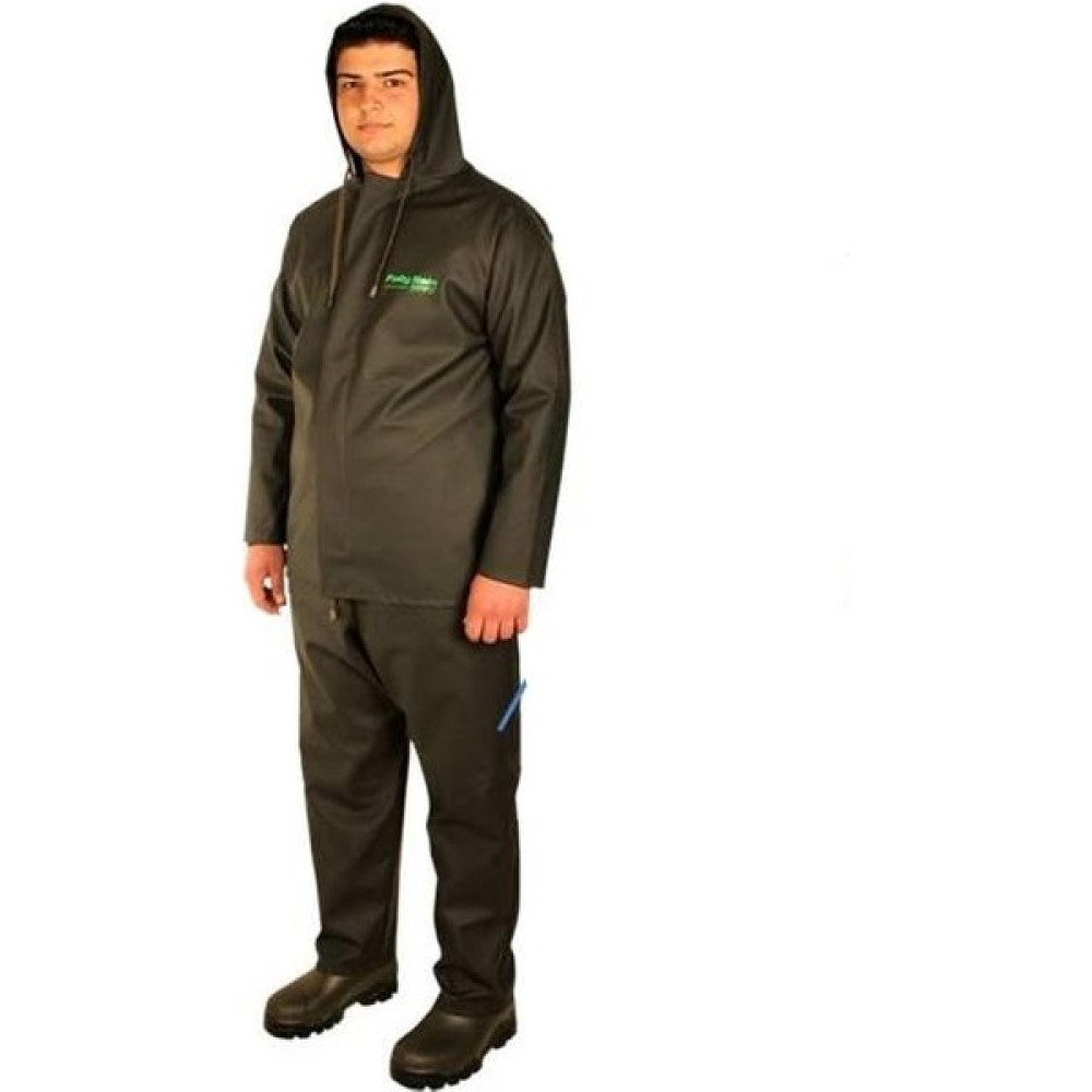 Polly Rain Pvc Fermuarlı Alt-Üst Takım Yağmurluk - Haki - 2XL Motorsiklet Sürücüsü Giyim & Ayakkabı Fiyatı